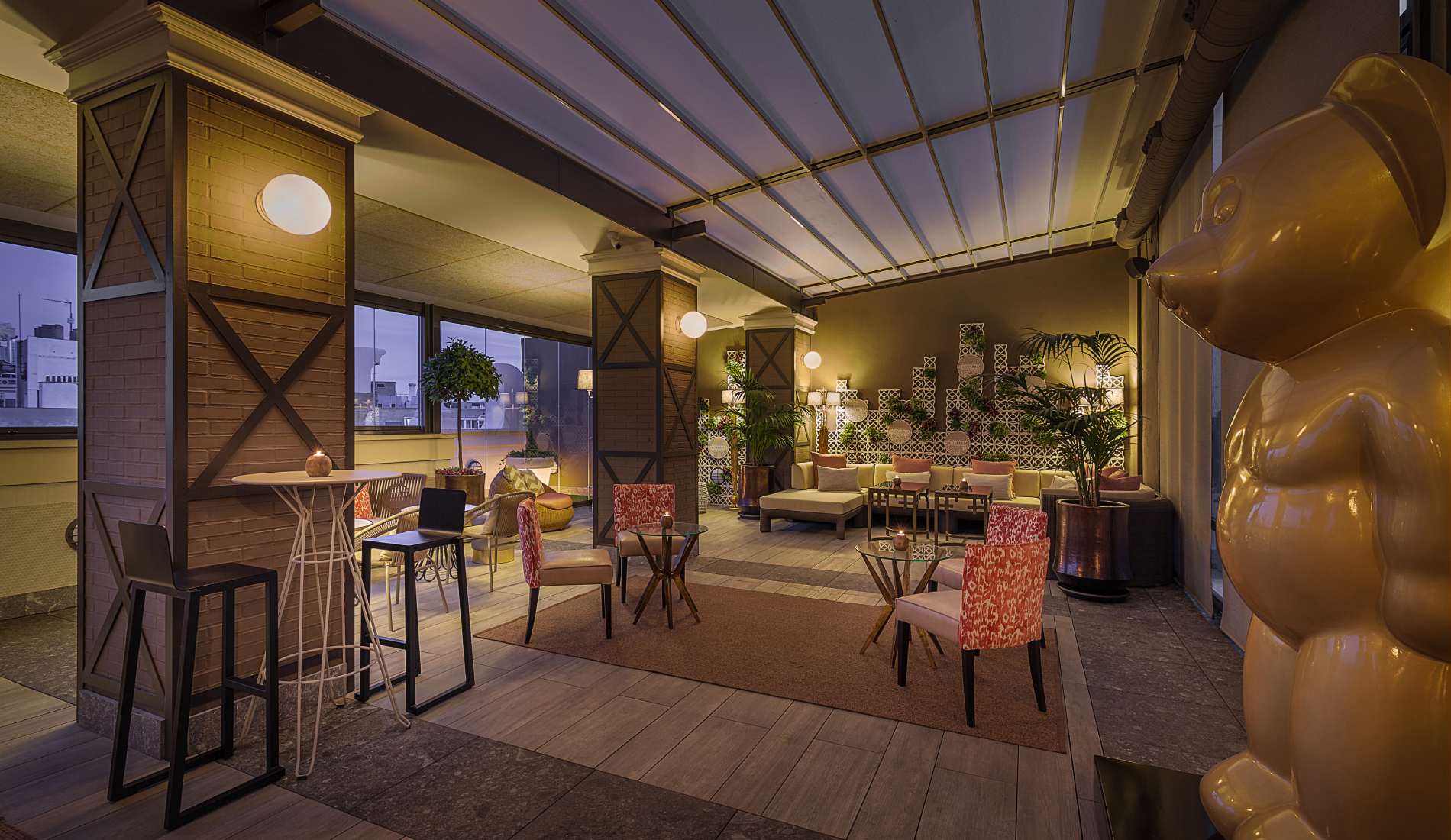 Terraza totalmente climatizada